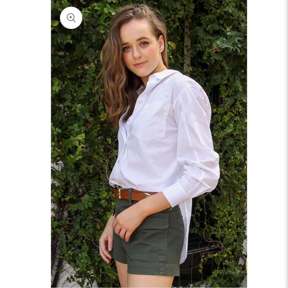 Veronica Beard Keiko White 100% Cotton button down Top 🤍 XS Sold Out! - Picture 8 of 16
